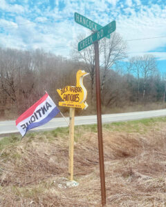 Duck Harbor Antiques Etcetera Antique Store Sign Route 191 N Equinunk PA